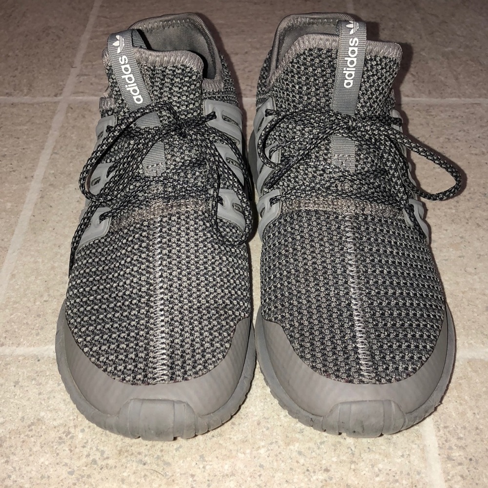 Grey Tubular Adidas - gently worn- like new